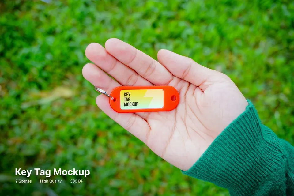 Key Tag Mockup