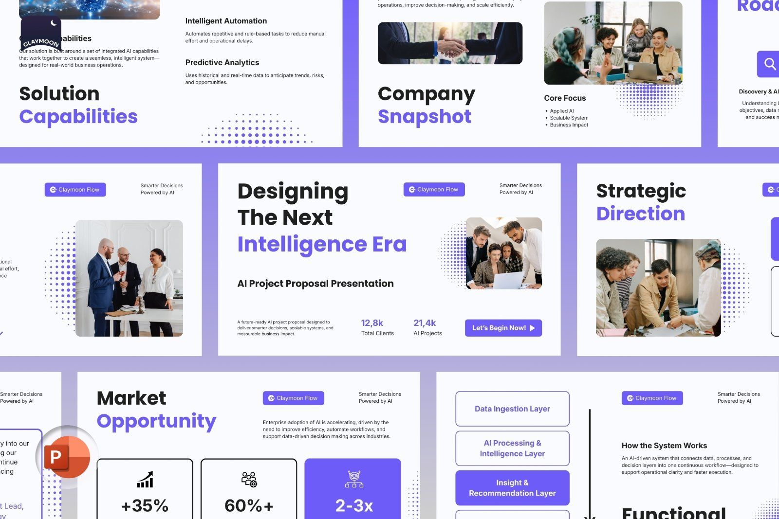 White Purple Modern AI Project Pitch Deck 007 — image 2