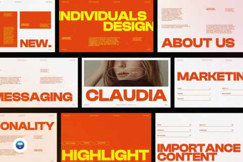 Claudia - Brand Strategy Keynote Template