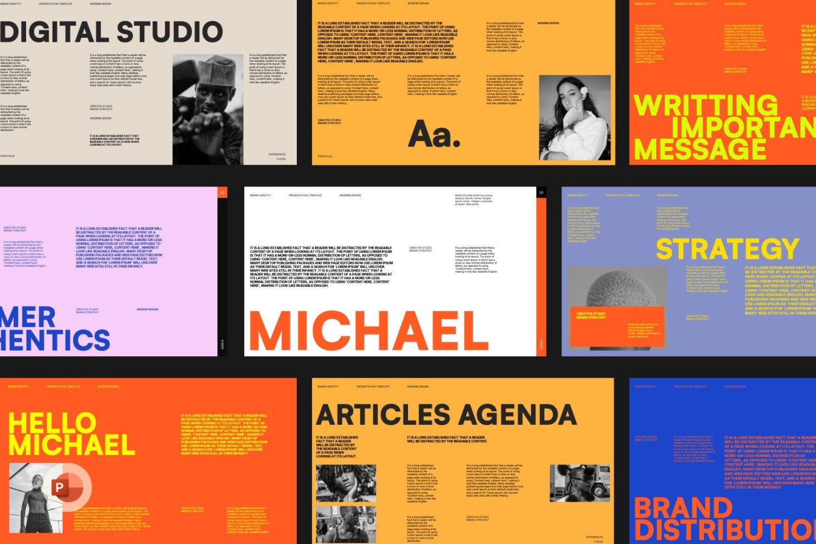 Michael - Brand Portfolio Template