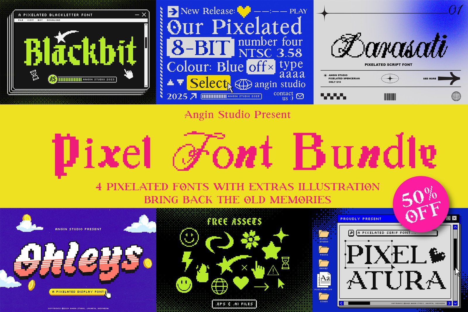 Pixel Font Bundle — image 1