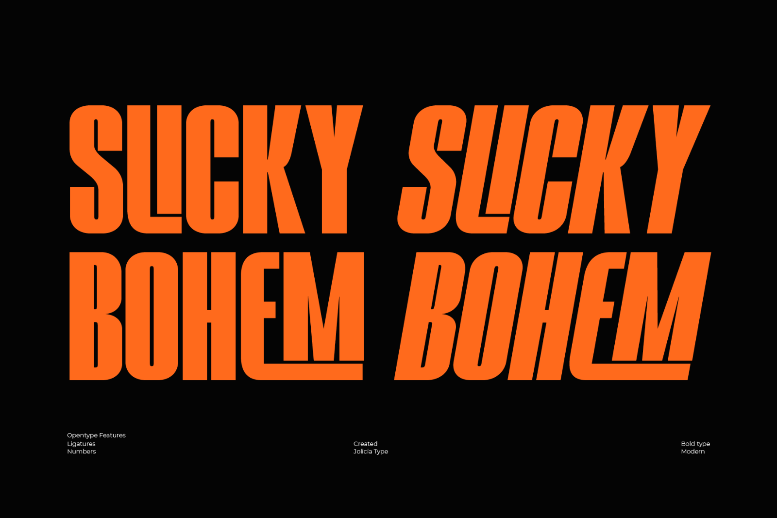 Slicky Bohem | Ligature Sport Font — image 1