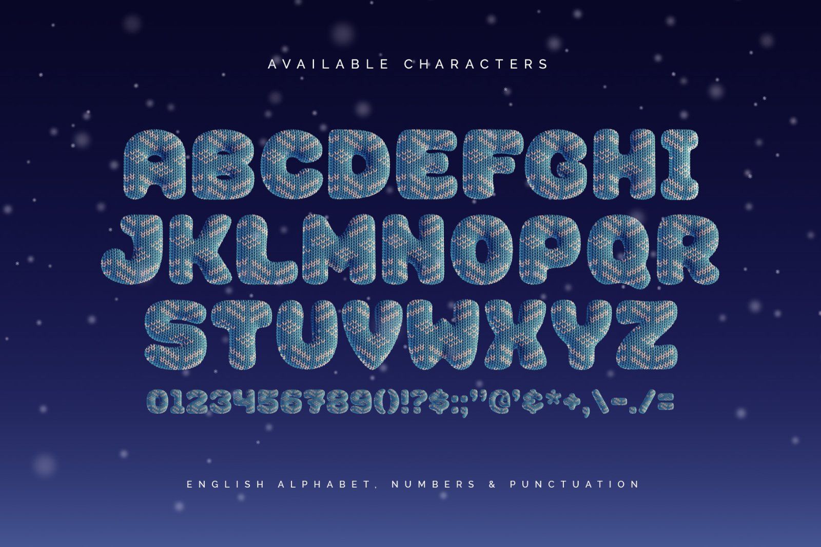 Cozy Winter — Color Bitmap Font — image 4