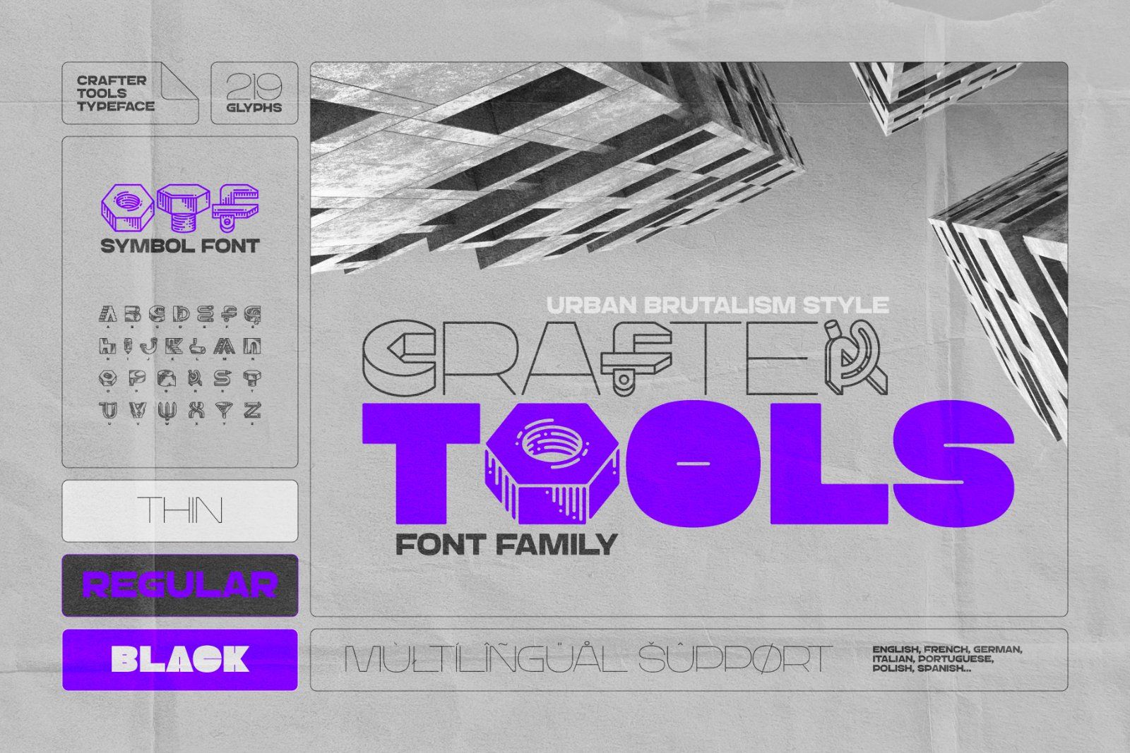 Crafter Tools Font Family — image 1