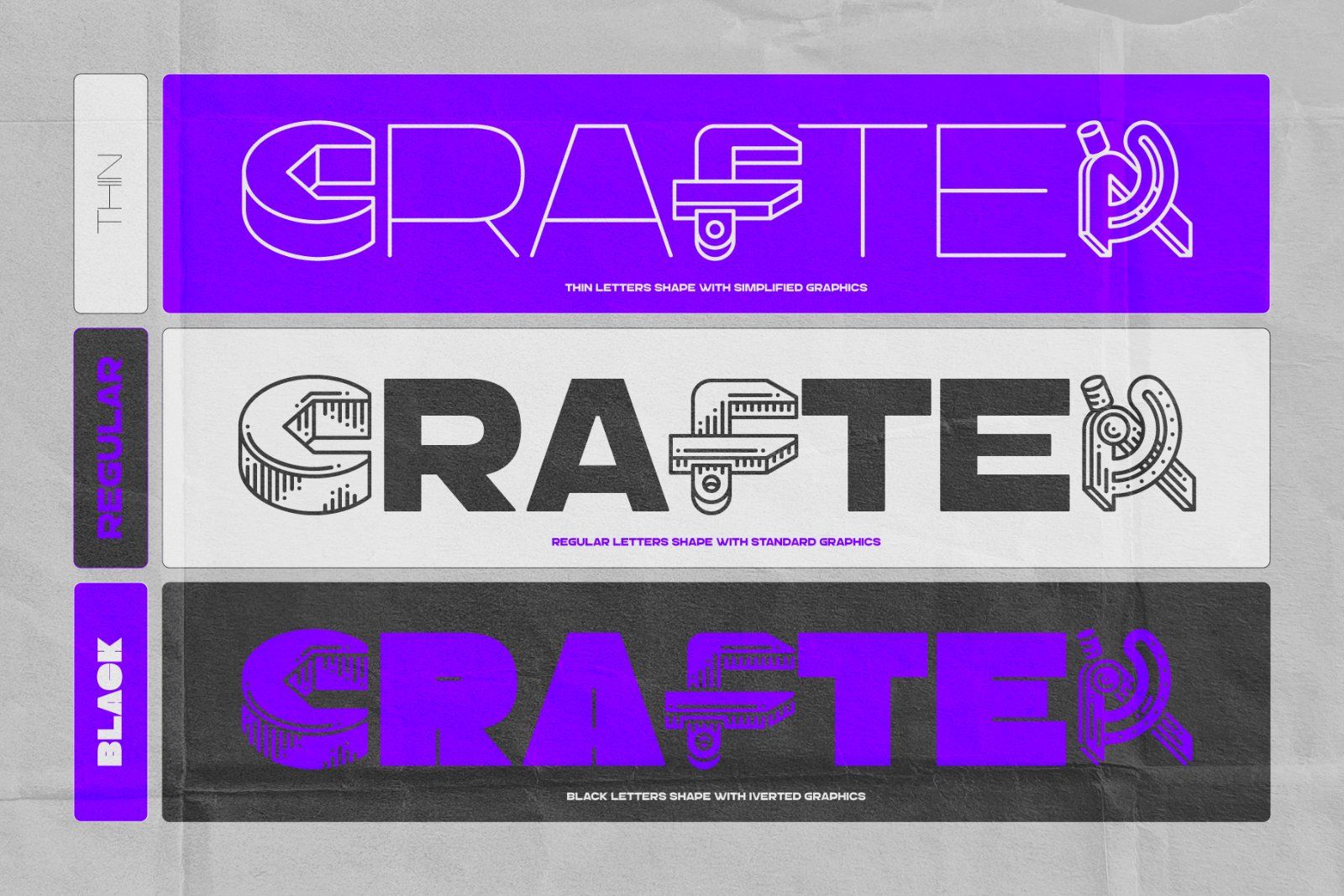 Crafter Tools Font Family — image 2
