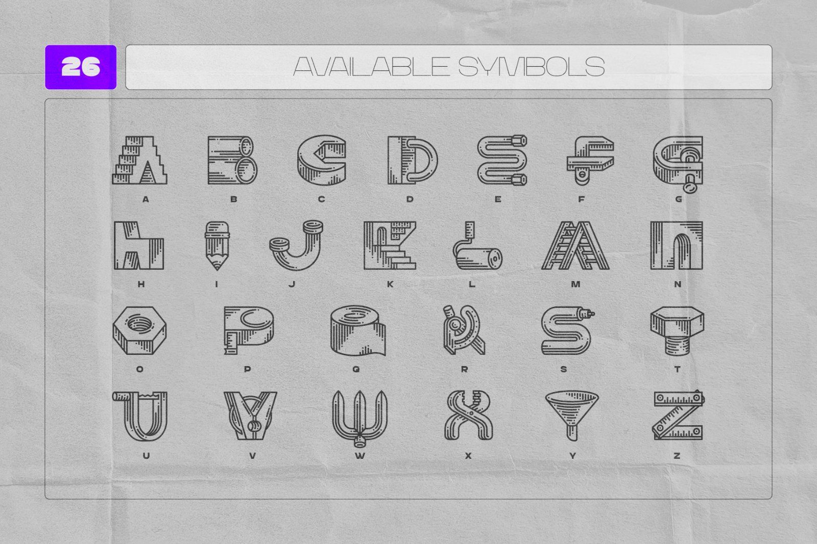 Crafter Tools Font Family — image 6