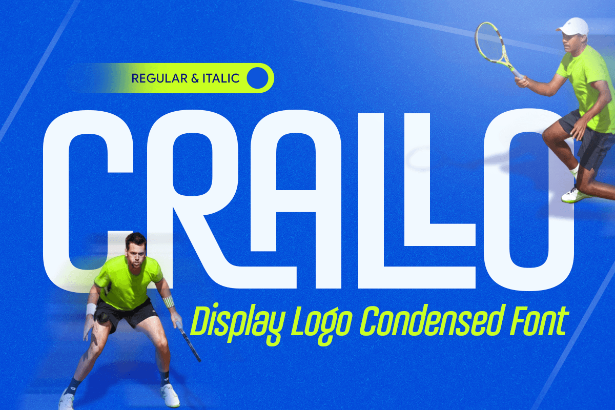 Crallo-Logo Condensed Font — image 1