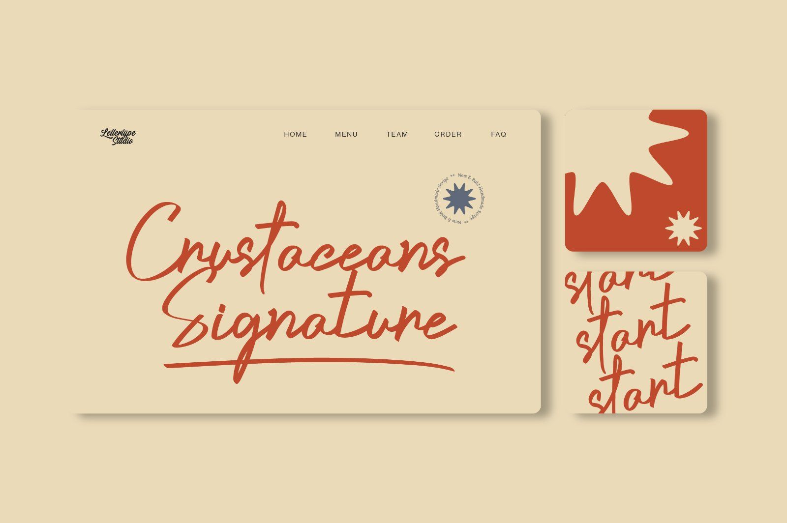 Crustaceans Signature Bold Script — image 10