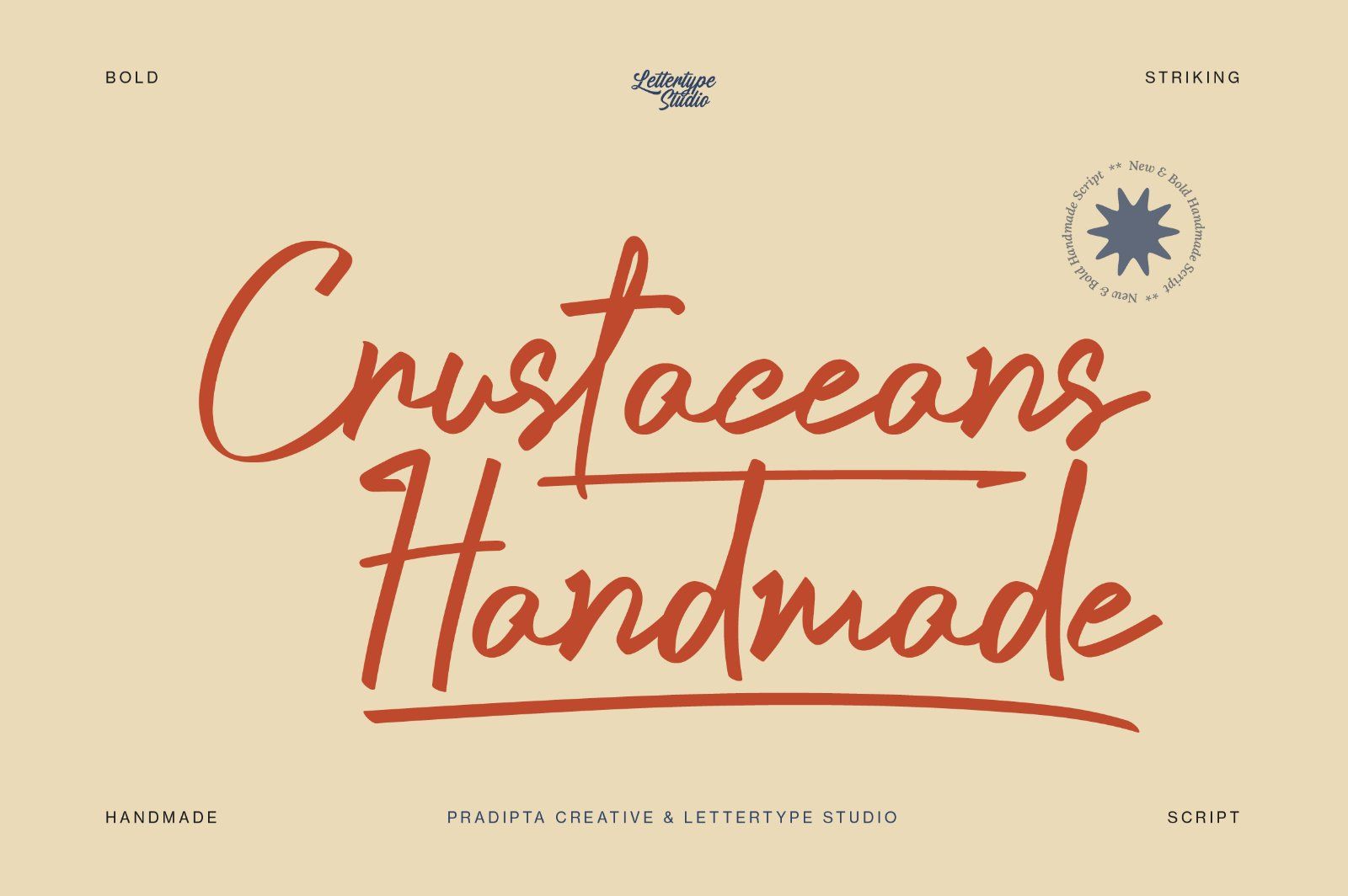 Crustaceans Signature Bold Script — image 20