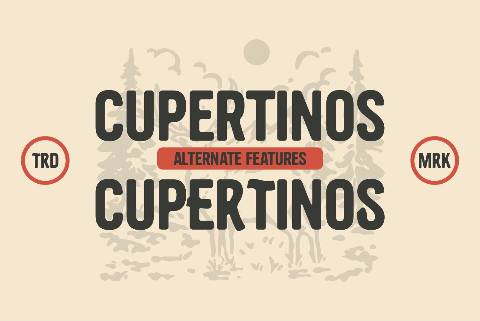 Cuppertinos – Vintage Hand Typeface