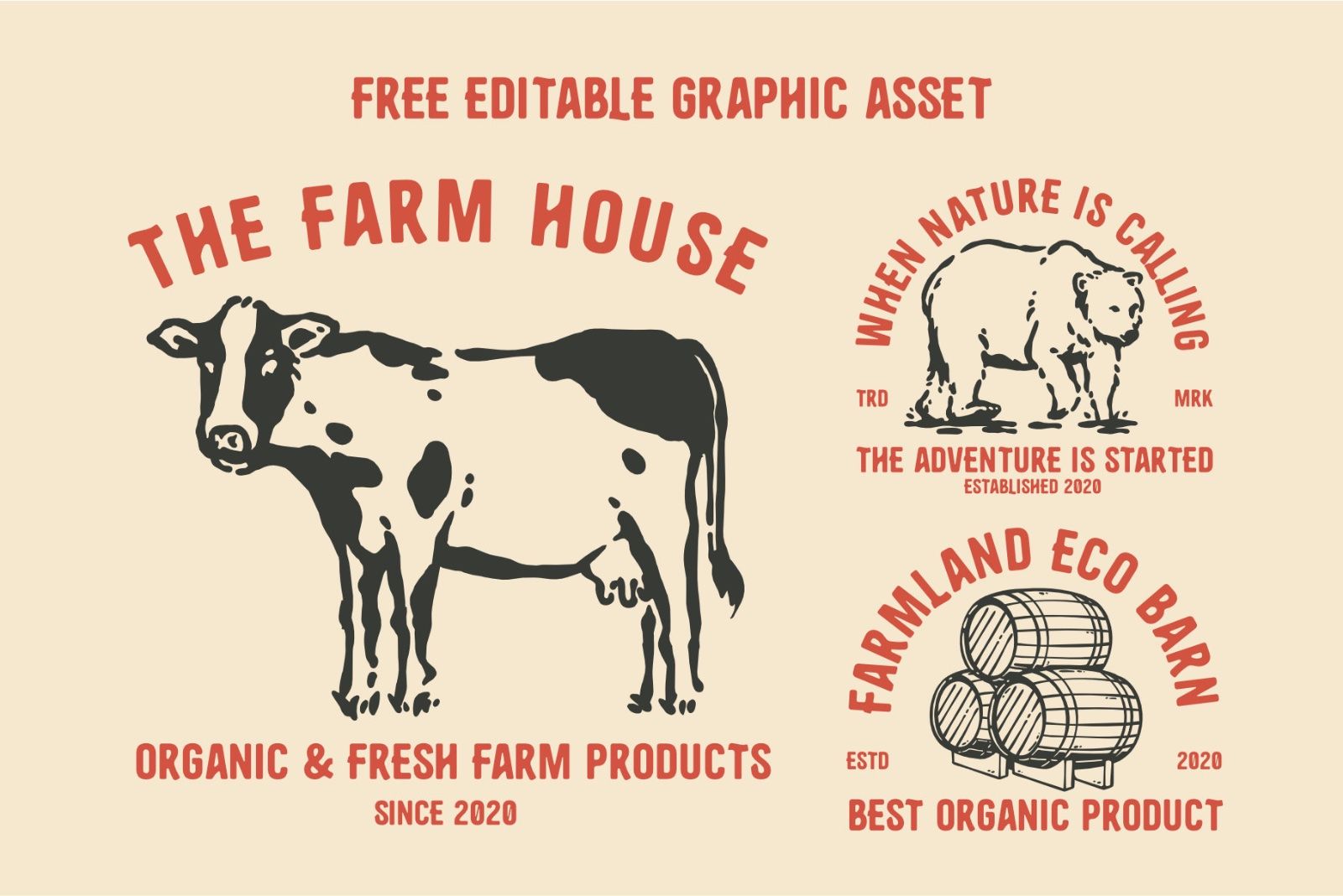 Cuppertinos – Vintage Hand Typeface