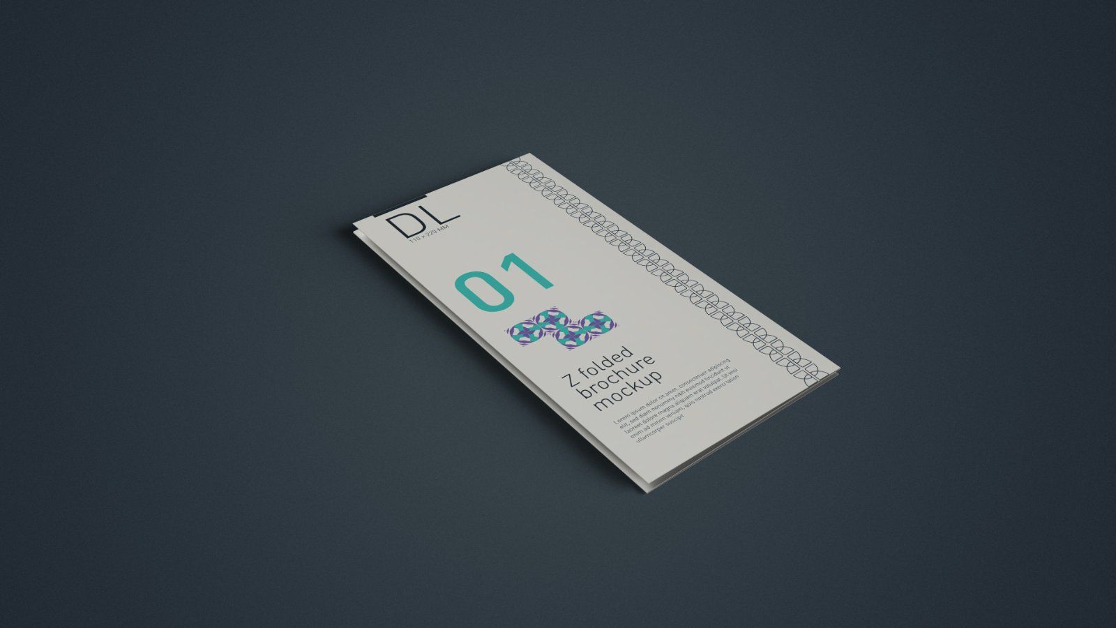 DL Z-Fold Brochure Mockup - 5PSDs