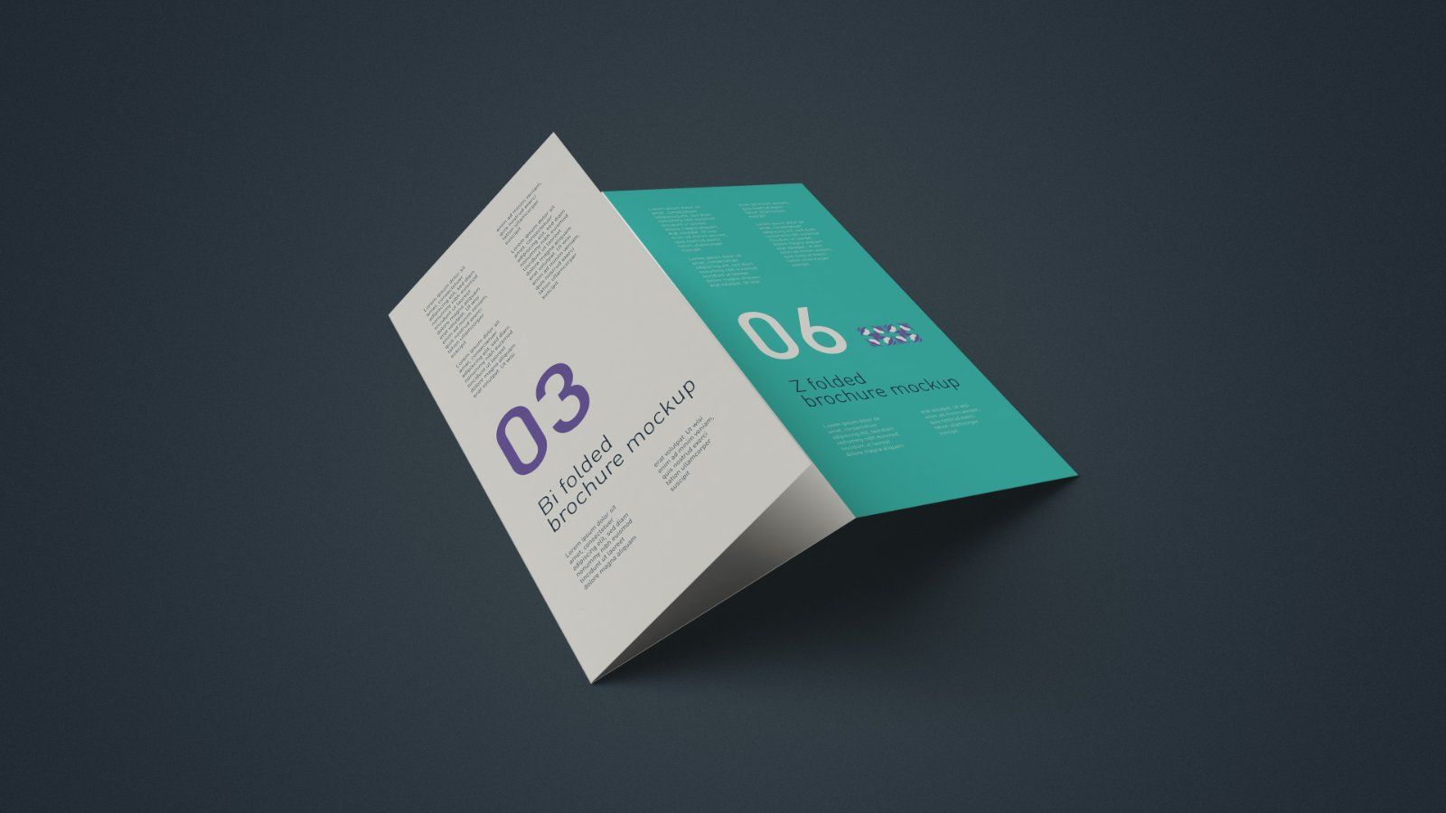 DL Z-Fold Brochure Mockup - 5PSDs