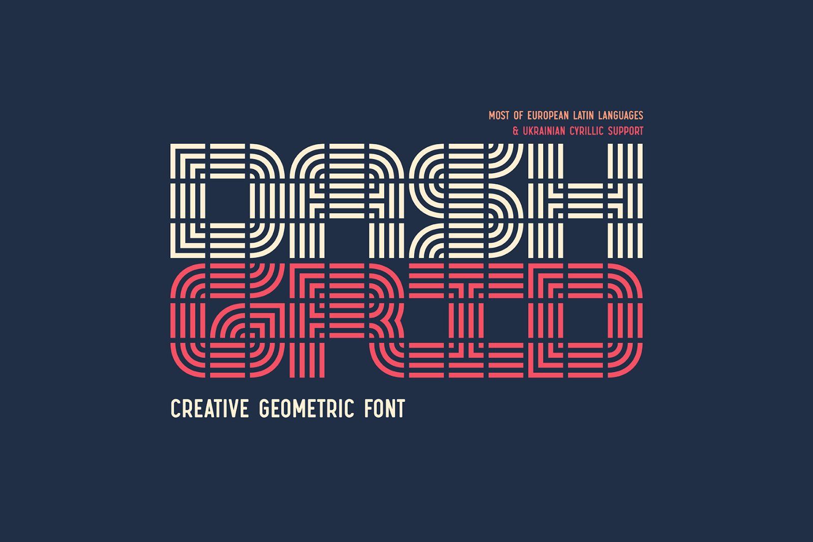Dash Grid font — image 1