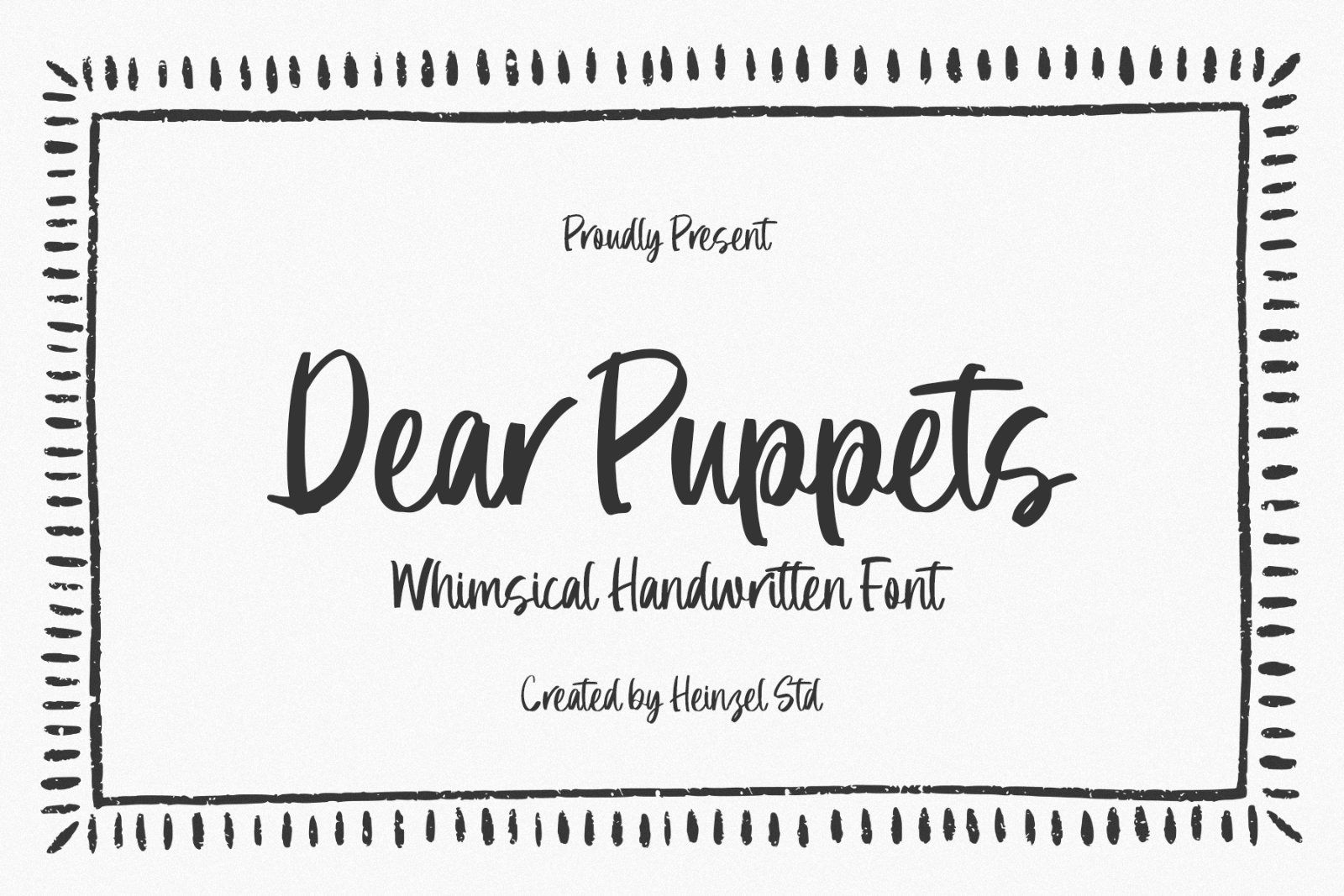 Dear Puppets Whimsical Handwritten Font — image 1