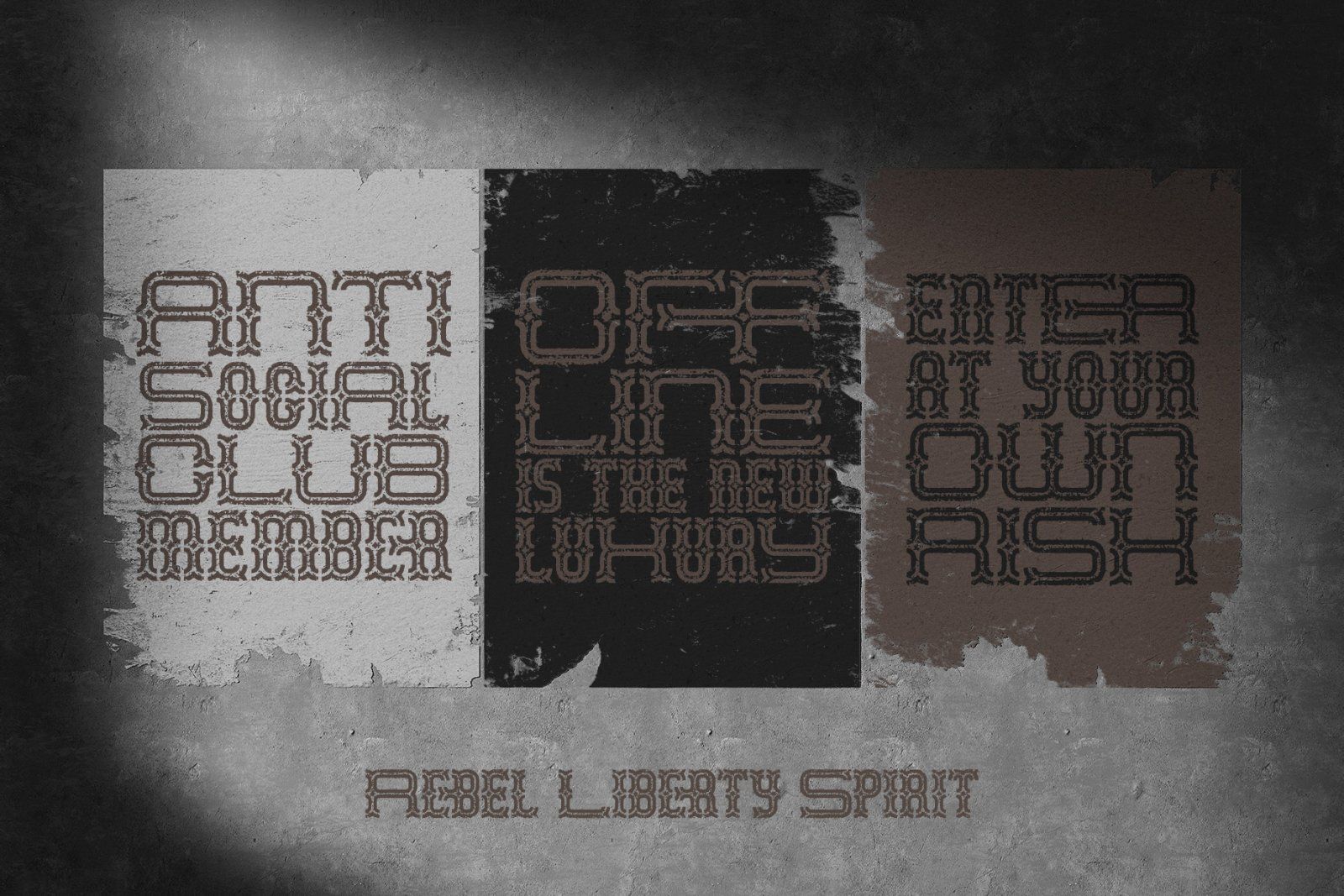 Deeply Rusted Font — image 4