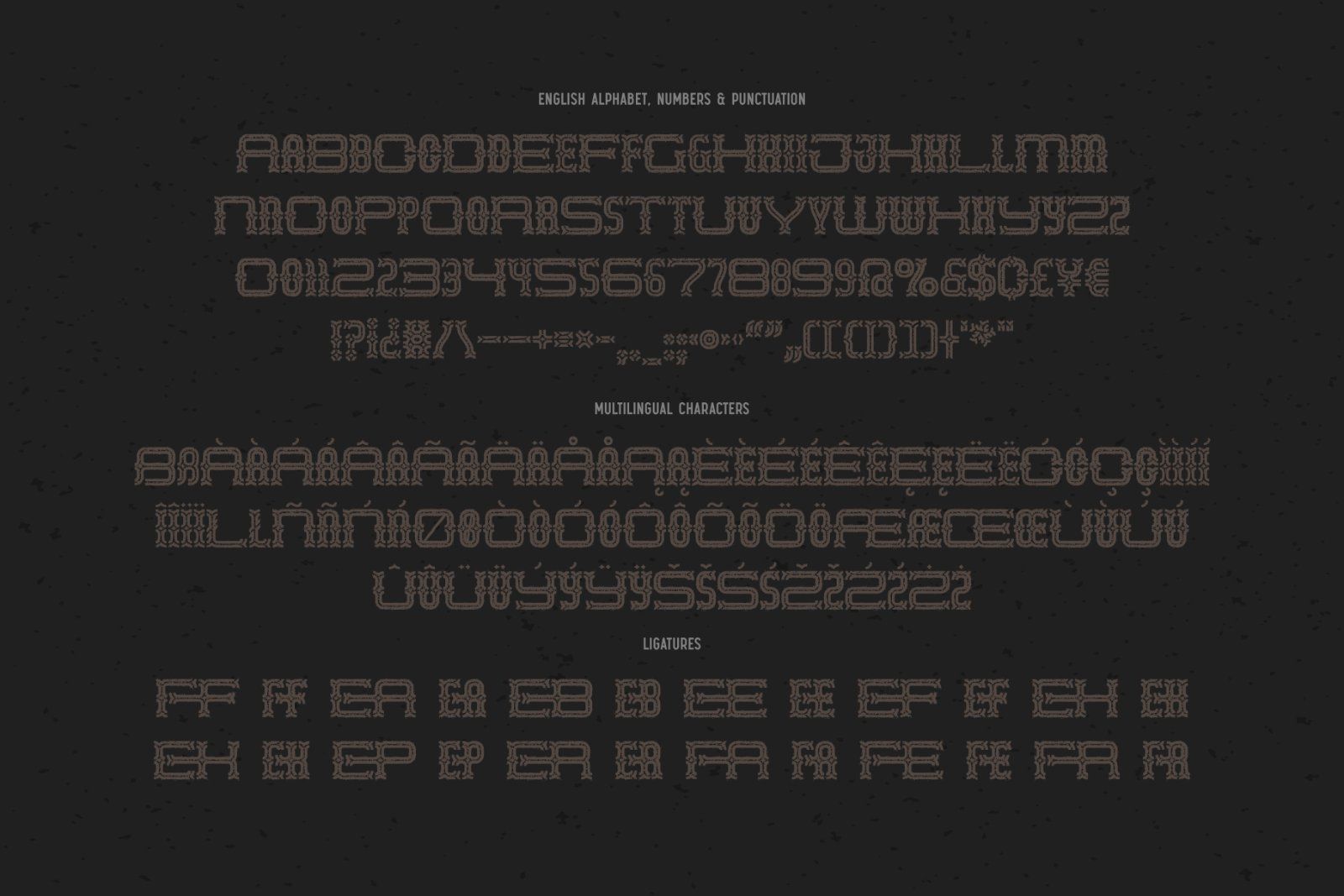 Deeply Rusted Font — image 6
