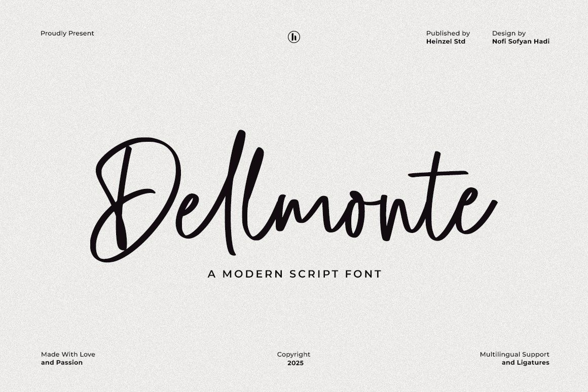 Dellmonte Casual Script Font — image 1