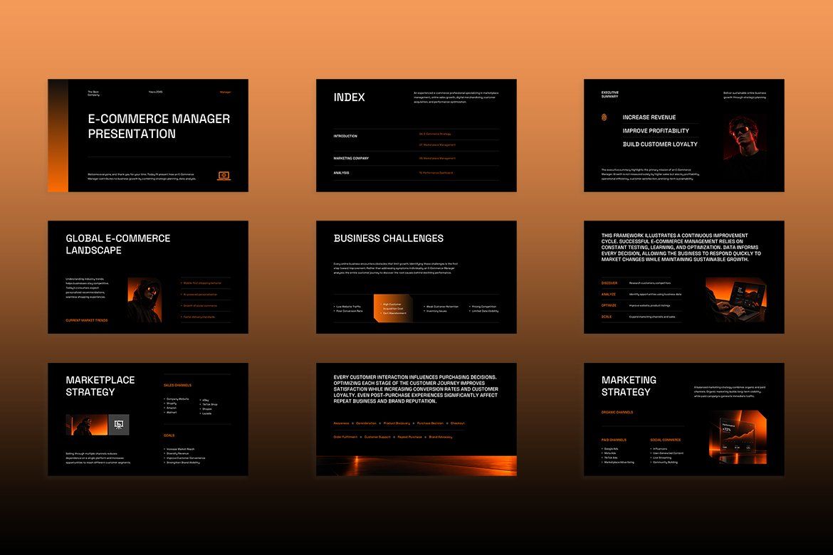 Orange E-Commerce Manager Presentation — image 2