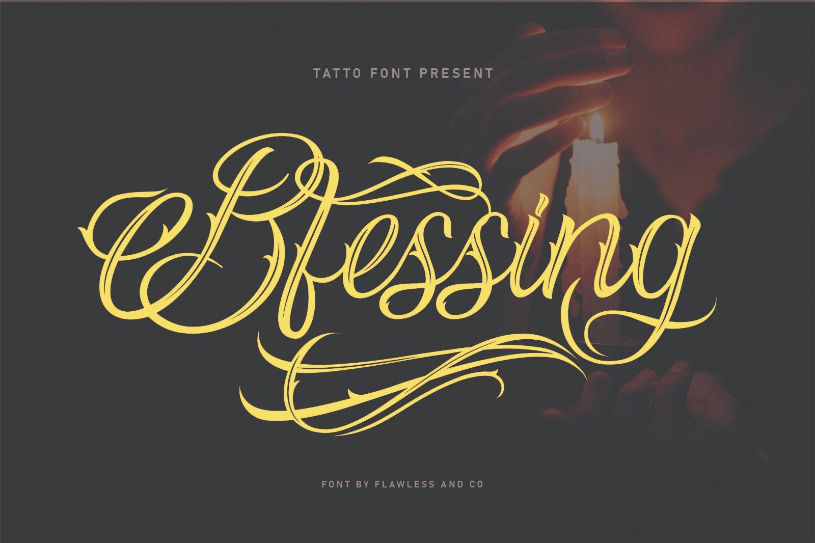 Deudhora - Tattoo Display Font — image 2