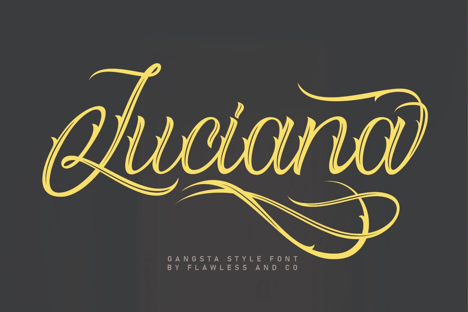 Deudhora - Tattoo Display Font — image 8