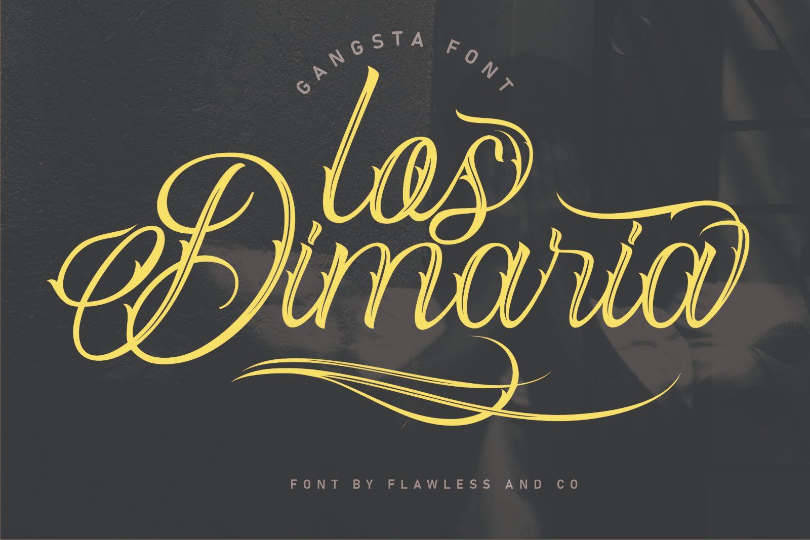 Deudhora - Tattoo Display Font — image 9