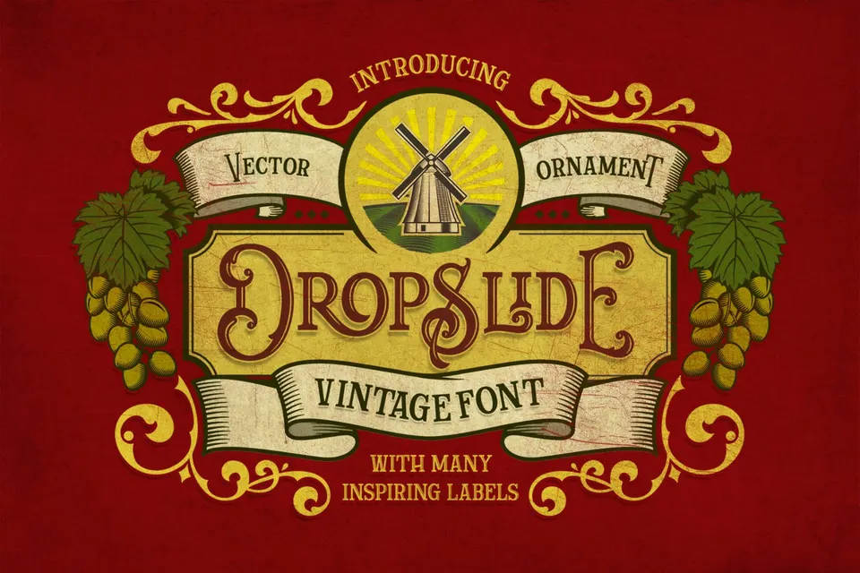 Dropslide Typeface