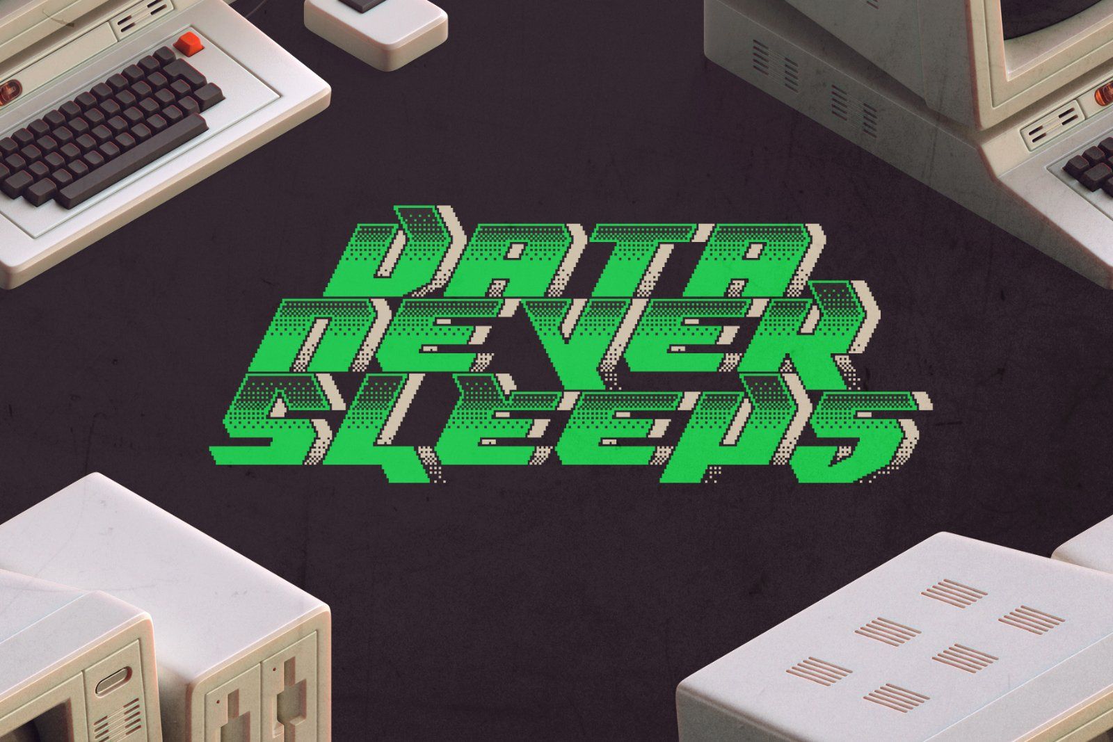 Dither Byte - Vintage Pixel Font — image 4
