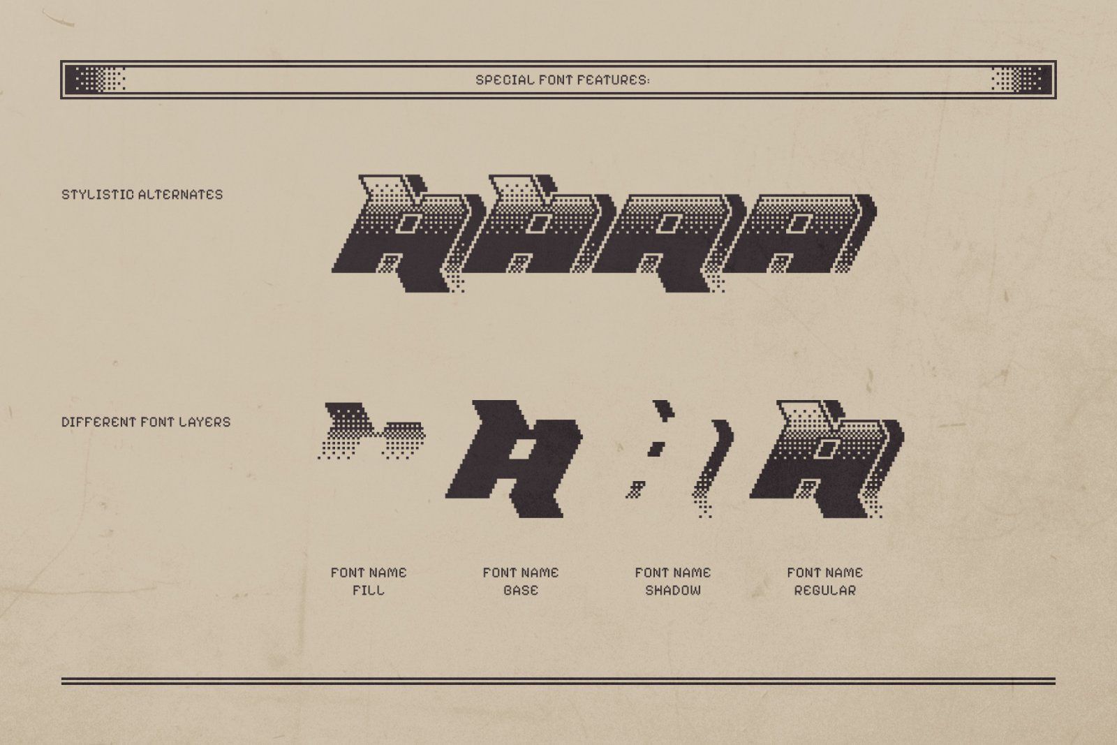 Dither Byte - Vintage Pixel Font — image 7