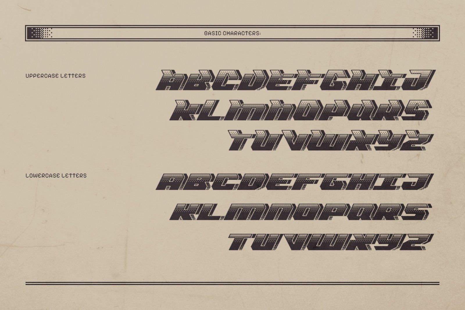 Dither Byte - Vintage Pixel Font — image 8