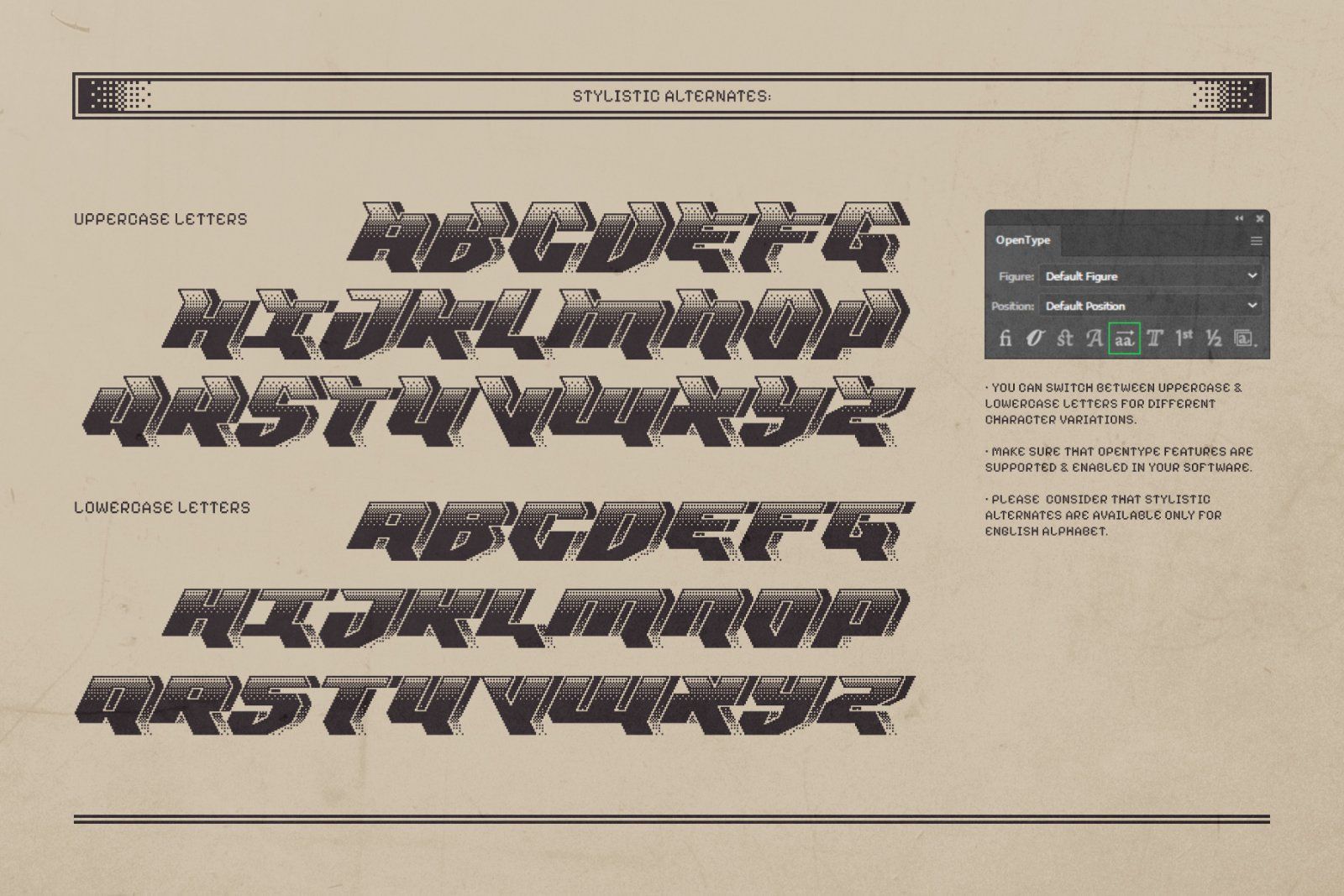 Dither Byte - Vintage Pixel Font — image 9