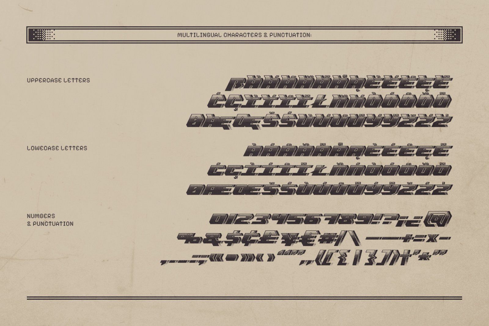 Dither Byte - Vintage Pixel Font — image 10