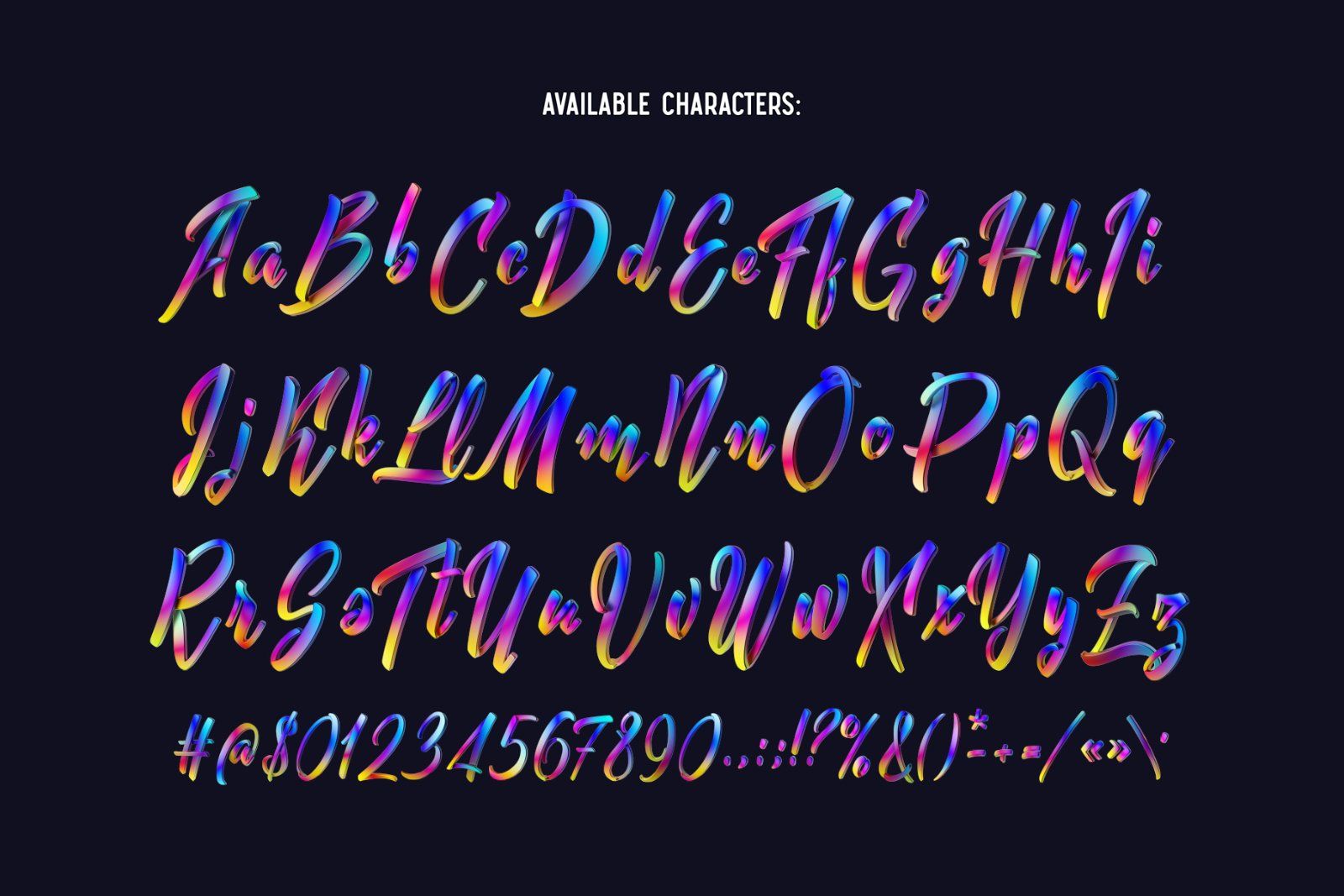 Diversity – Color Bitmap Font — image 6