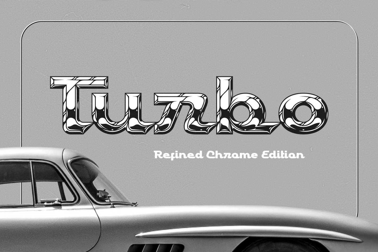 DrivEdge - Shiny Chrome Font — image 2