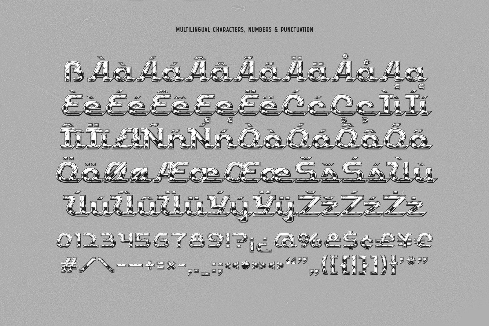 DrivEdge - Shiny Chrome Font — image 8