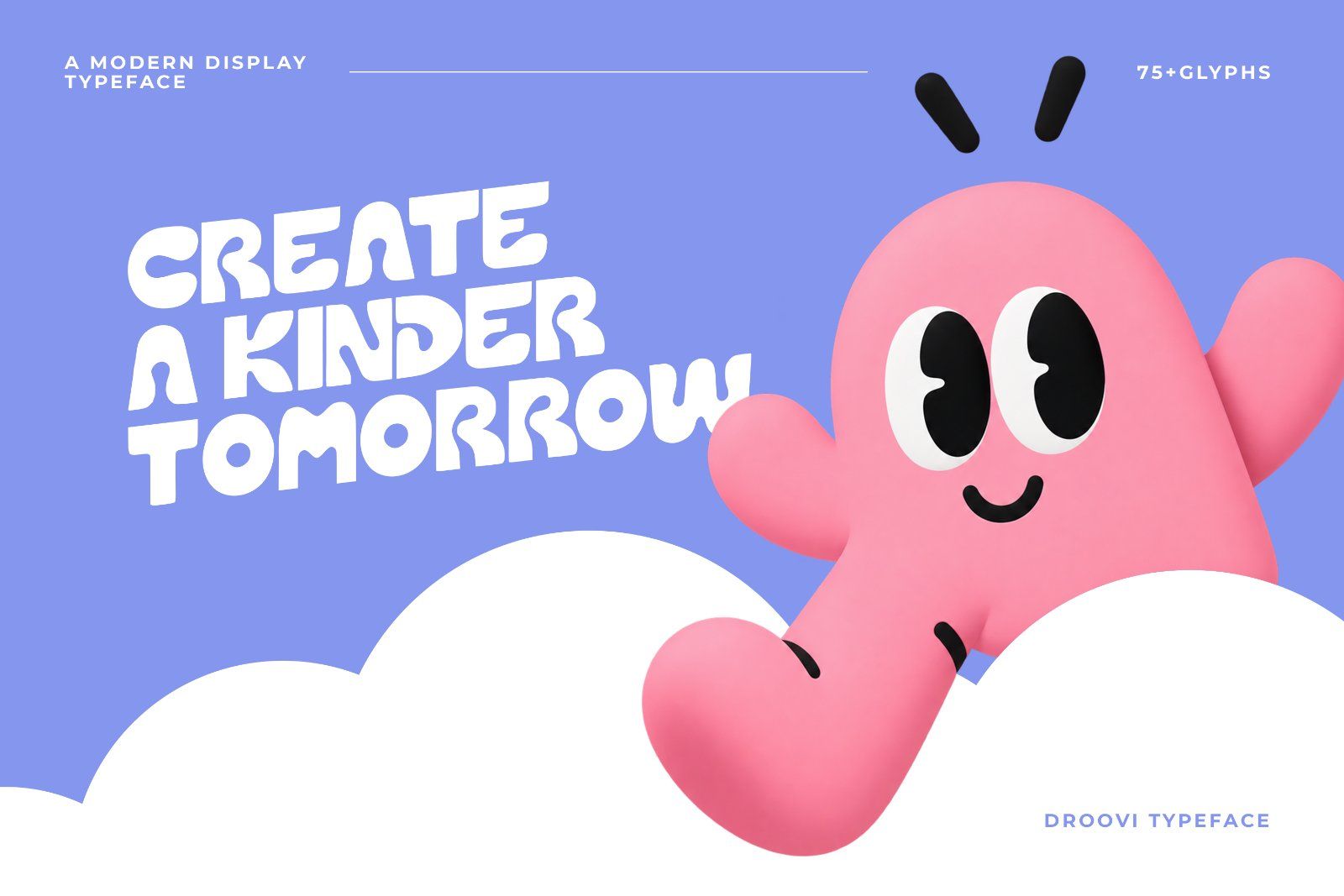 Droovi – Bold Rounded Display Font | Unique Retro Typeface — image 5
