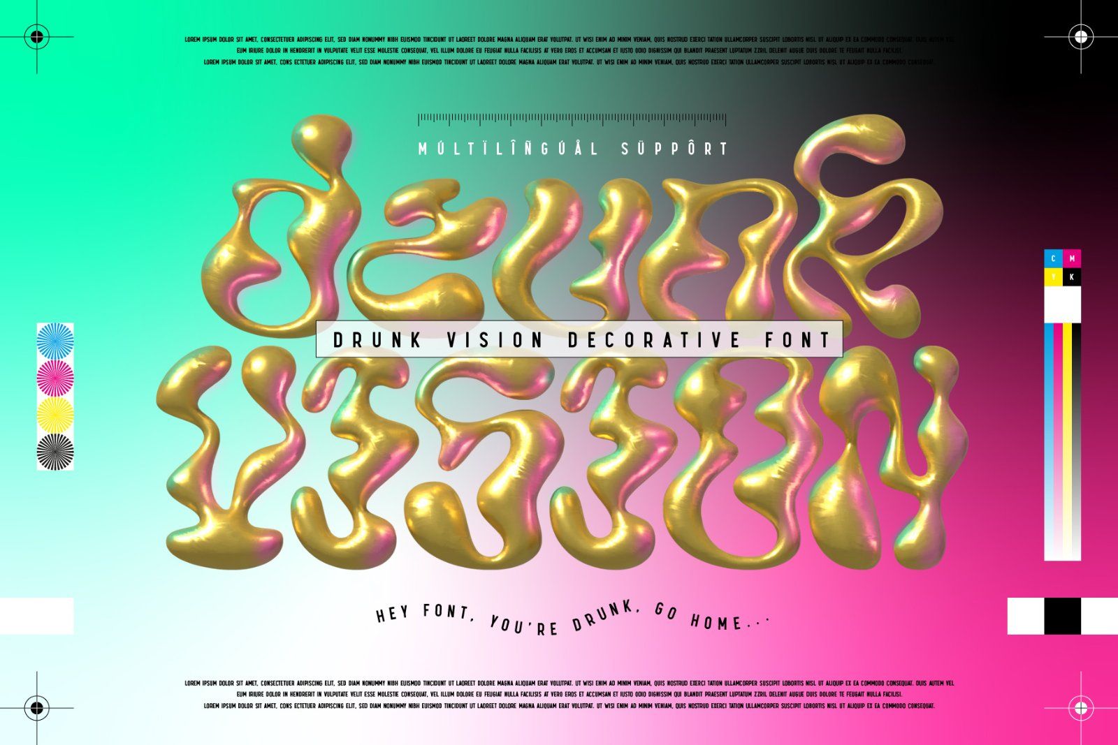 Drunk Vision - Creative Font — image 1