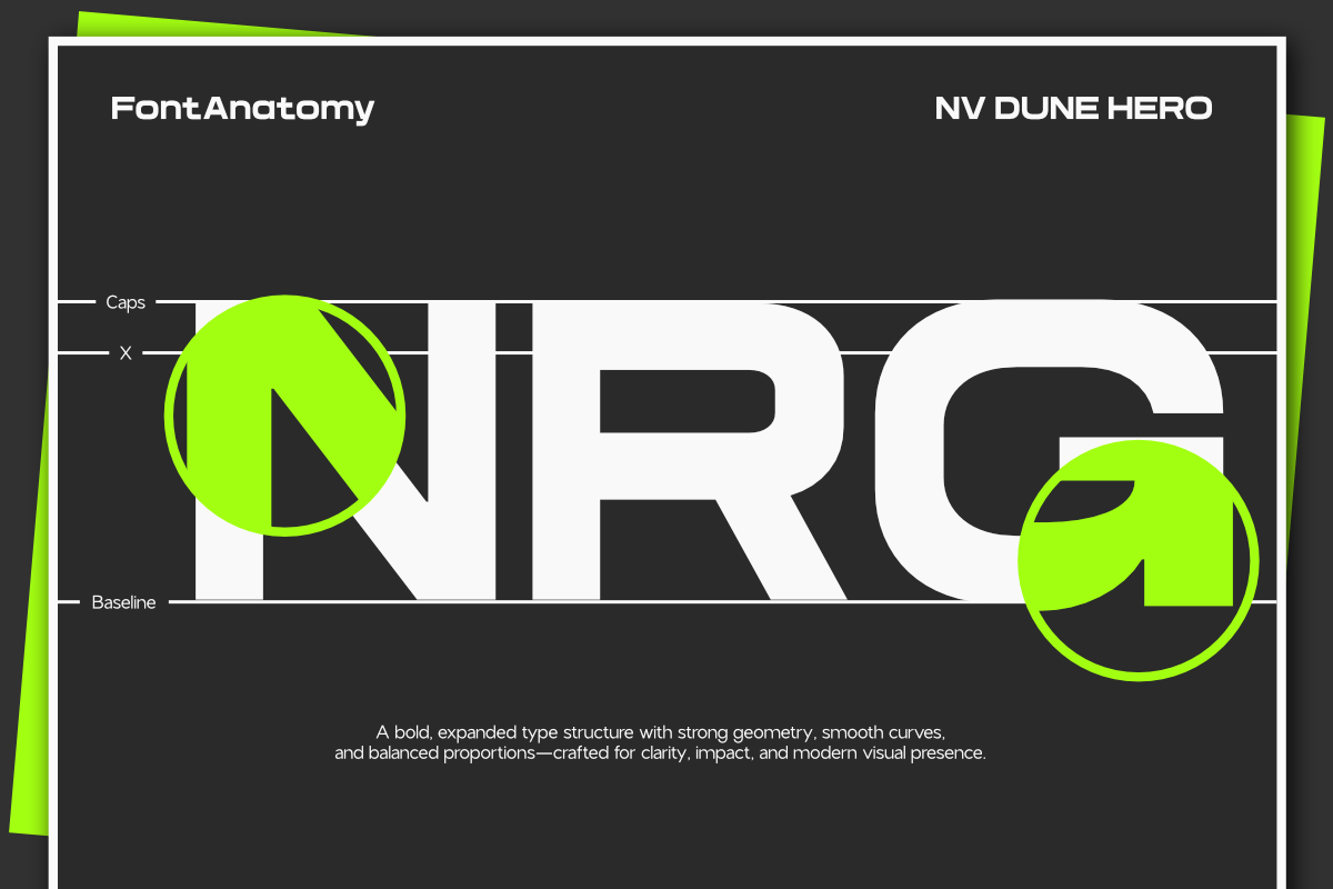 NV Dune Hero – Expanded Sans Serif Font Family — image 3