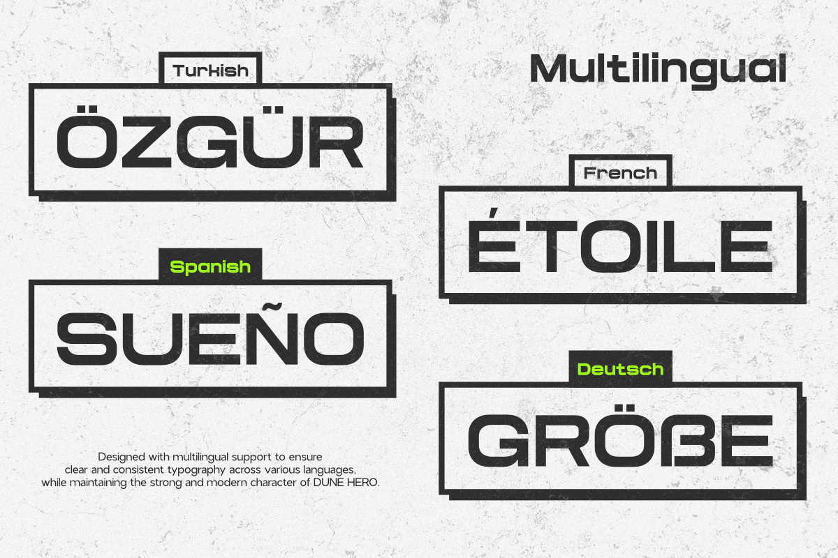 NV Dune Hero – Expanded Sans Serif Font Family — image 8