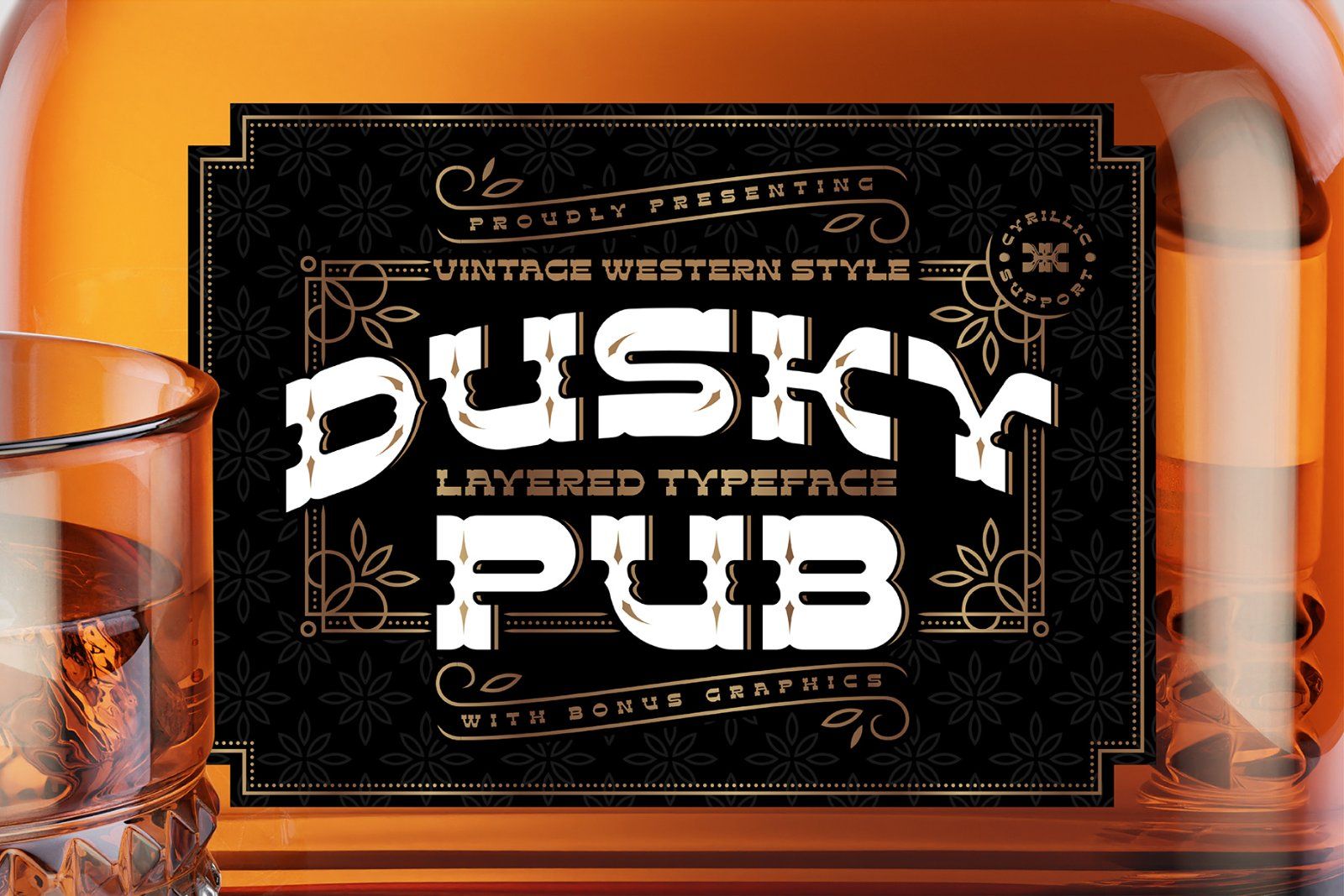 Dusky Pub - Font, Mockup, Label! — image 1