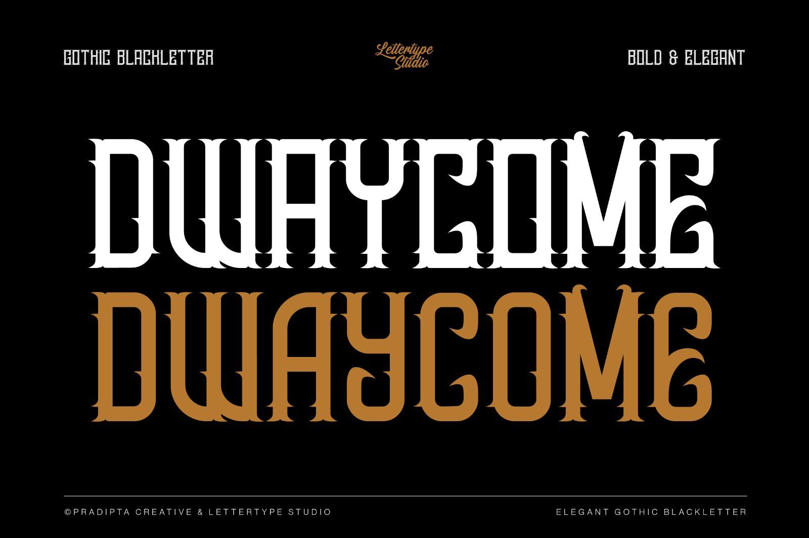 Dwaycome Gothic Blackletter Display Fonts — image 1