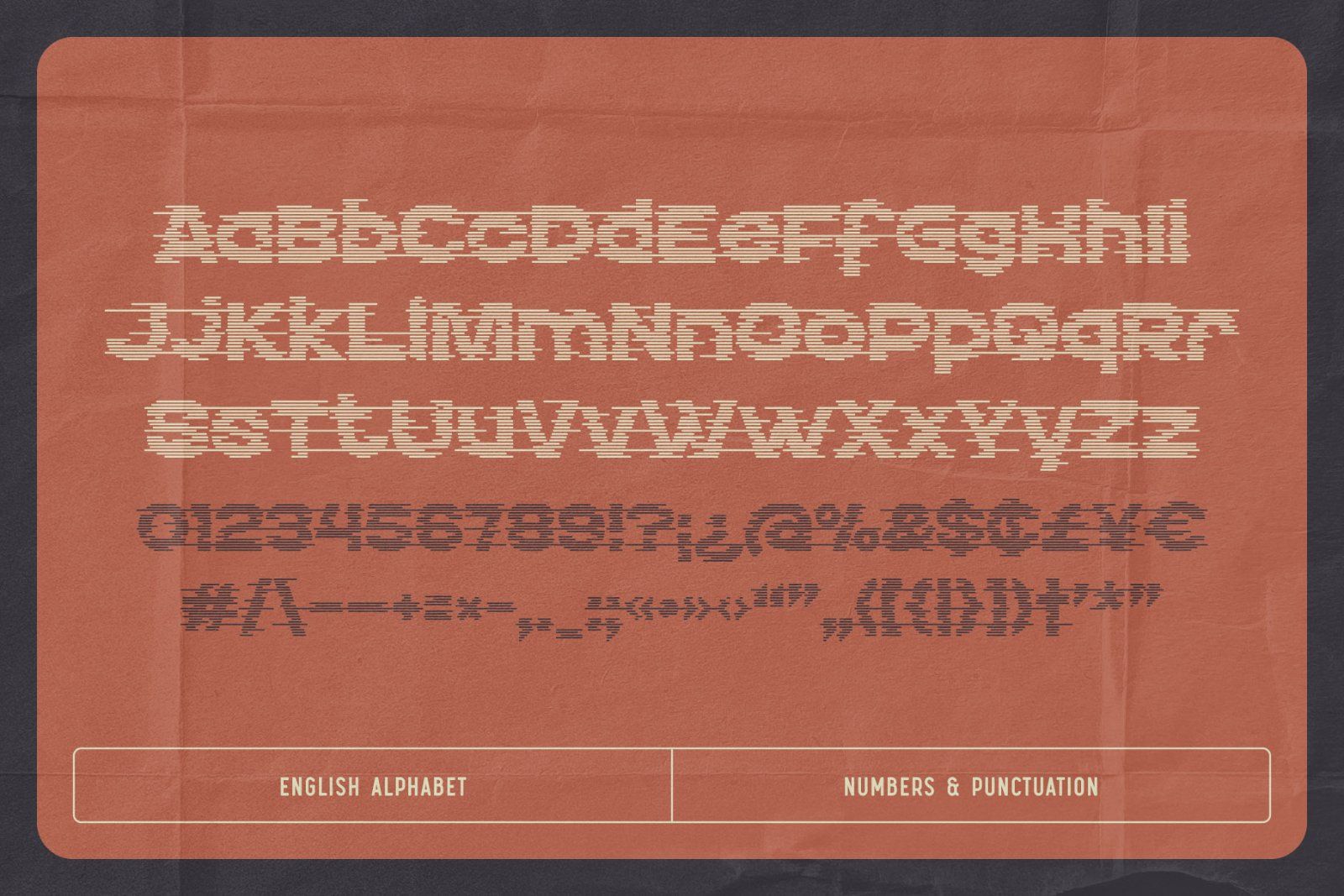 Echo Stripes - Variable Font Set — image 7