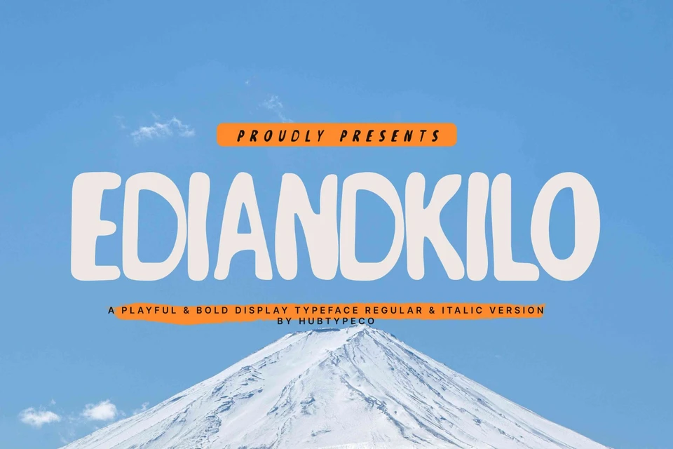 Ediandkilo – Playful & Bold Display Typeface