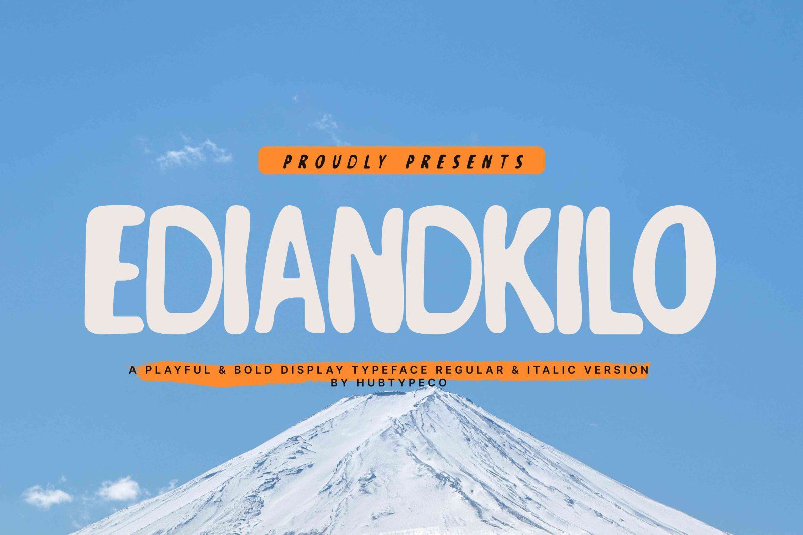 Ediandkilo – Playful & Bold Display Typeface — image 1