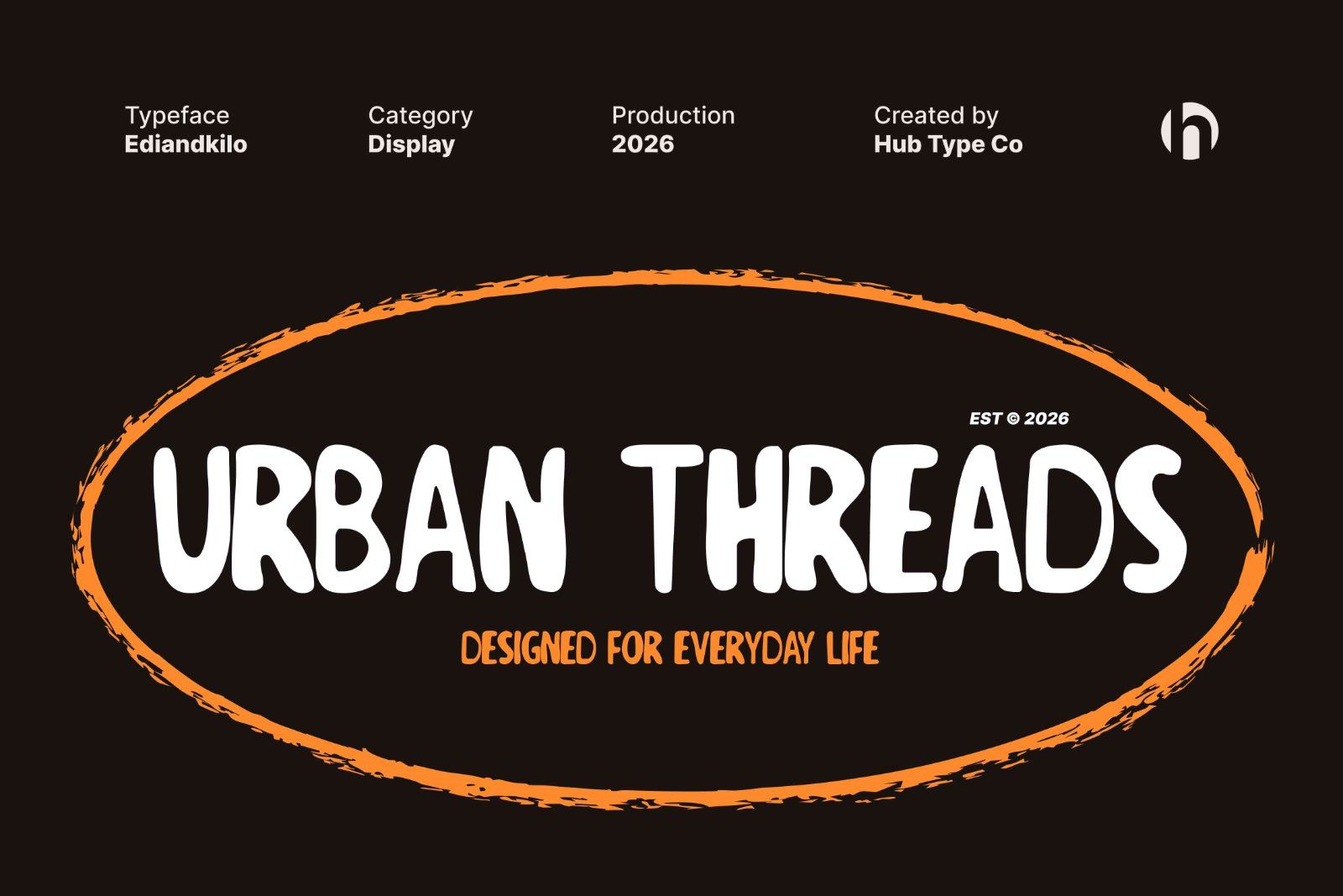 Ediandkilo – Playful & Bold Display Typeface — image 7