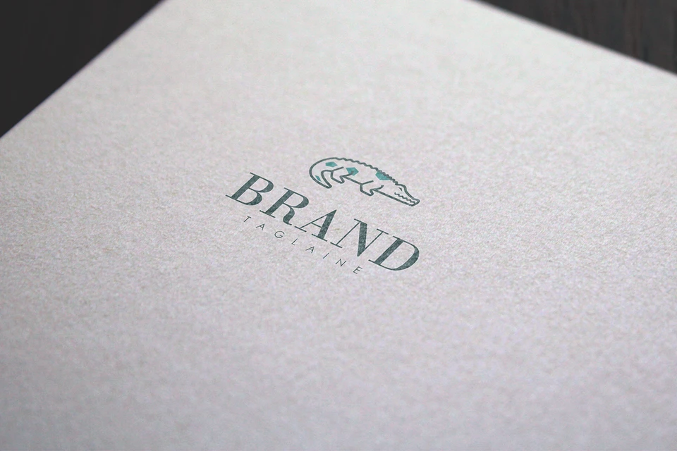 Elegant Crocodile Logo Template-011-22