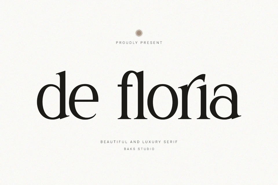 De Floria | Luxury Serif