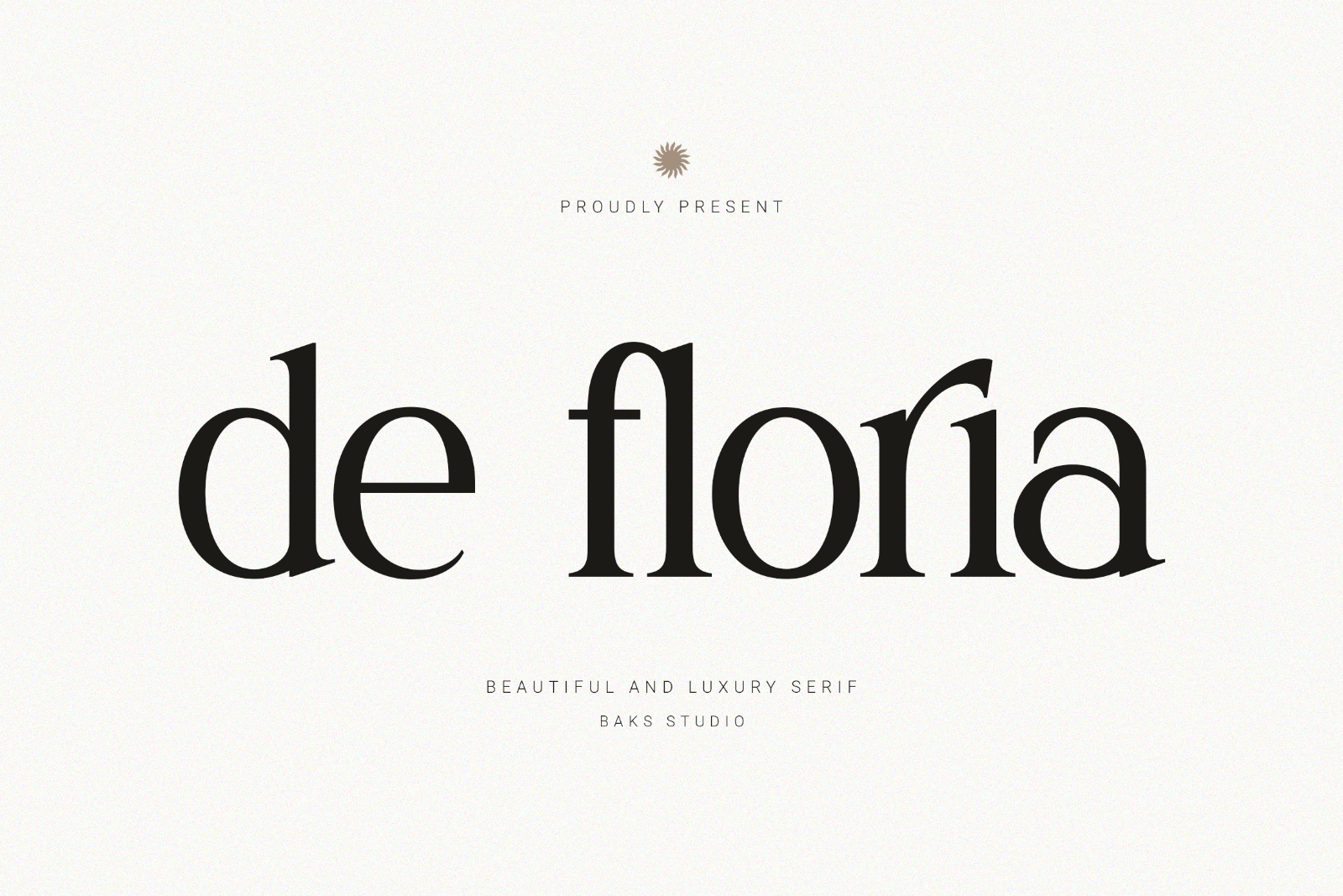 De Floria | Luxury Serif