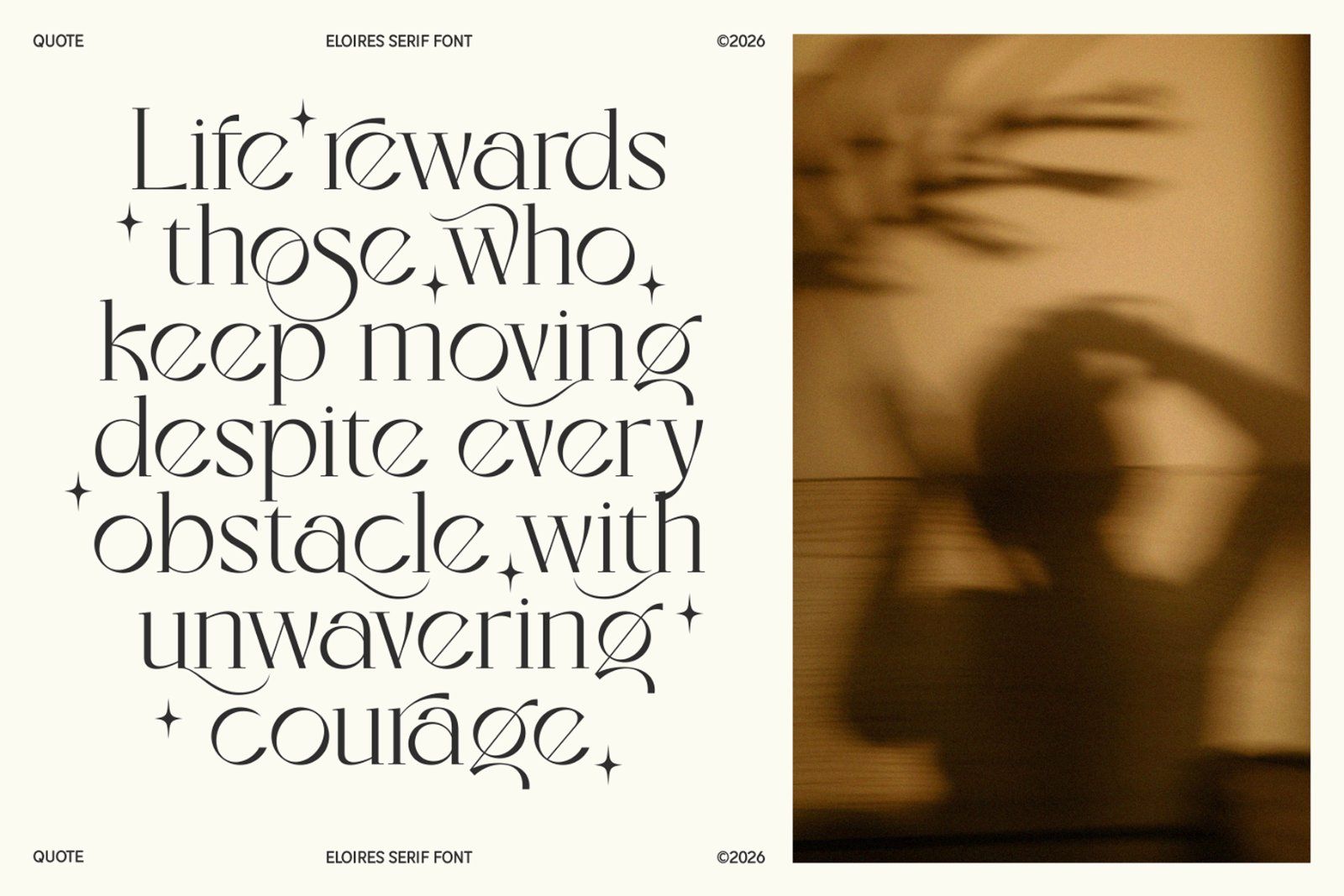 Eloires Elegant Stylish Serif Font — image 2