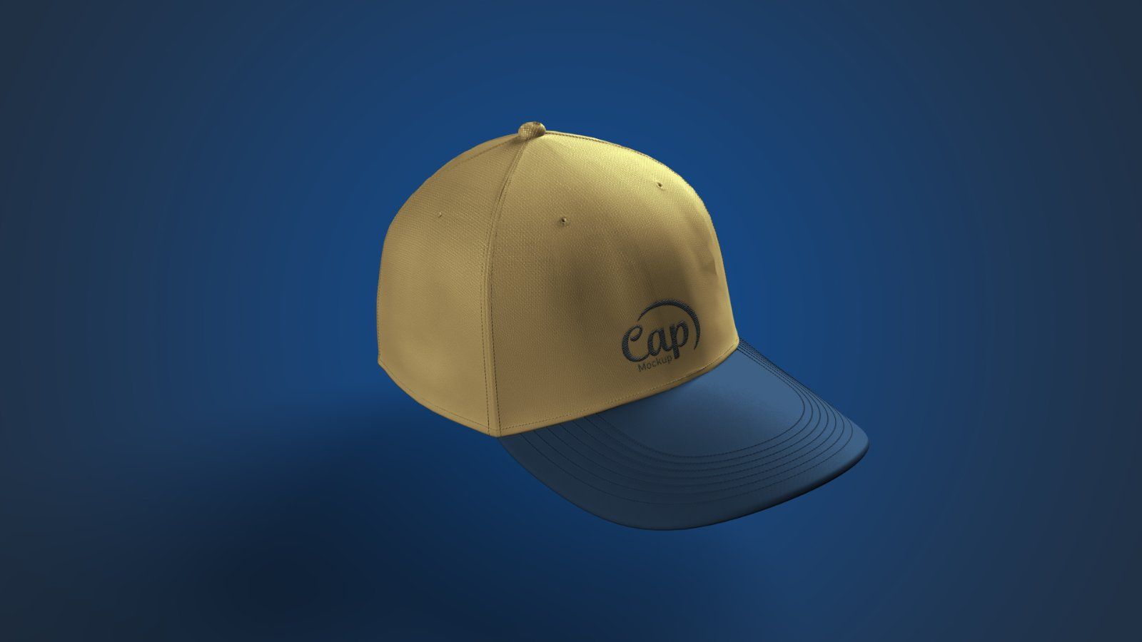 Embroidered Cap Mockup – Baseball Hat Branding, 4 PSD Files
